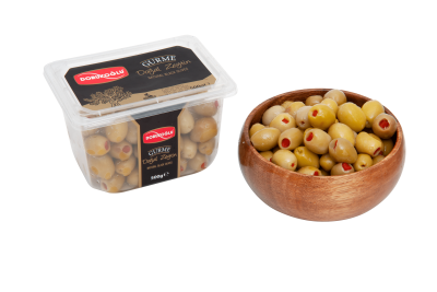 Domat Biberli Zeytin 500 Gram